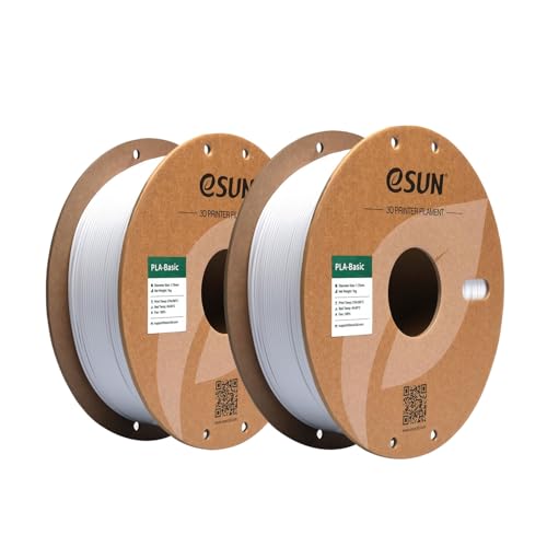 Black 1.75mm PLA Filament 1KG Spool 2Pack H74686