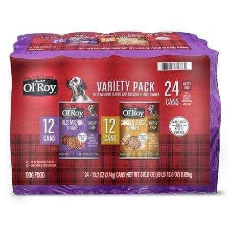 Meaty Loaf Wet Dog Food Variety Pack O9121