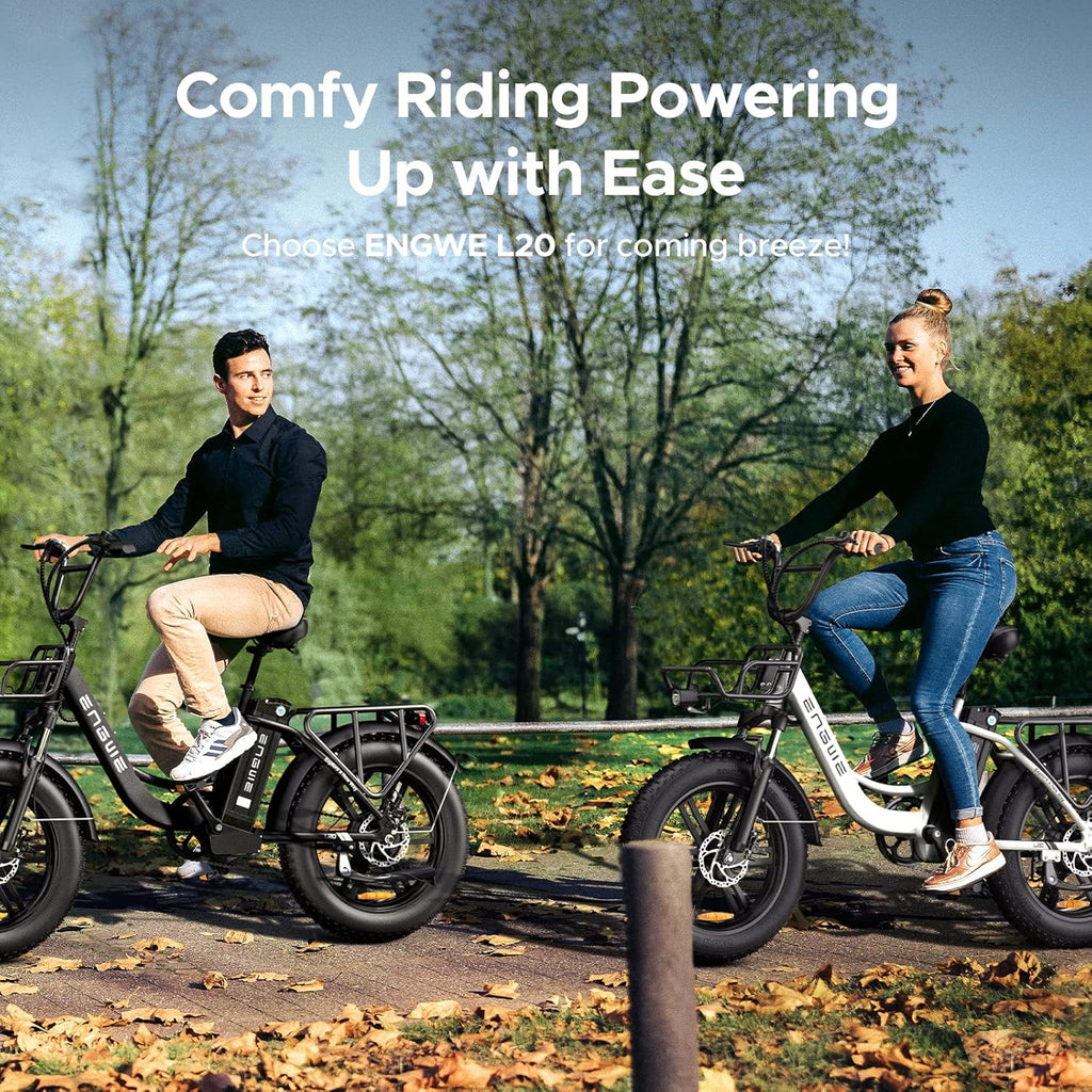 Electric Bike with 20 * 4.0" Fat Tire, 48V13Ah Battery, 7-Speed Gear, Front Suspension (Black) B244729