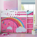 Loft Bed Tent Curtain Set for Low Twin J658