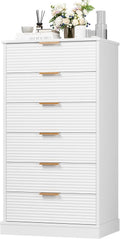 6 Drawer White Dresser Y909