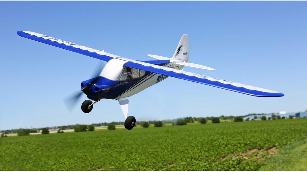 Blue RC Airplane with 6-CH 2.4GHz Transmitter O125928