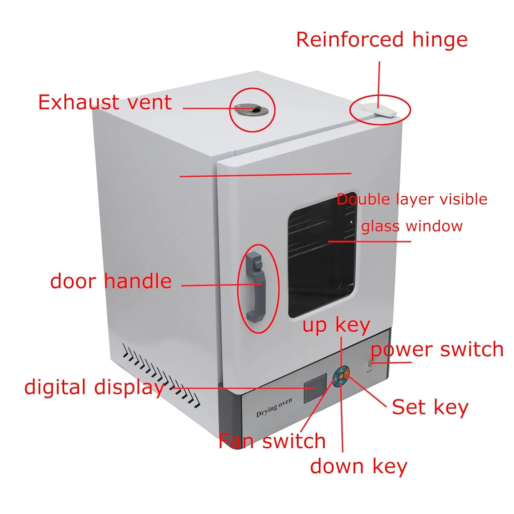 Electric Blast Drying Oven Digital Forced Air Convection Drying Oven O170