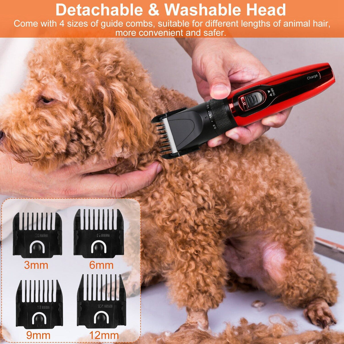 Pet Grooming Kit Dog Cat Trimmer Hair Clippers Shaver P675