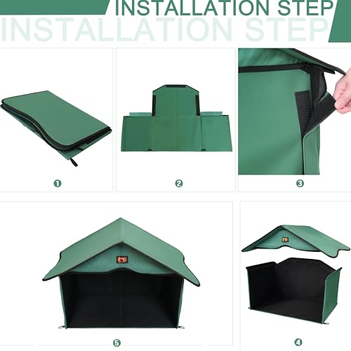 Outdoor Cat House Waterproof Pet Shelter A8843
