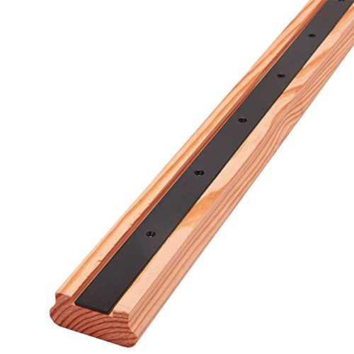 6 ft Redwood-Tone Southern Yellow Pine Stair Rail Kit with Aluminum Round Balusters A10954