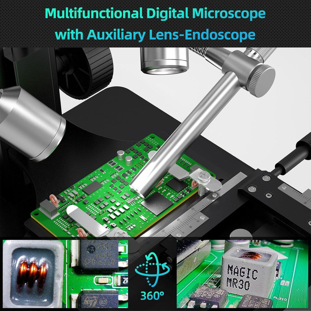 20X-5000X HDMI Digital Microscope with 10.1'' LCD Screen A544804
