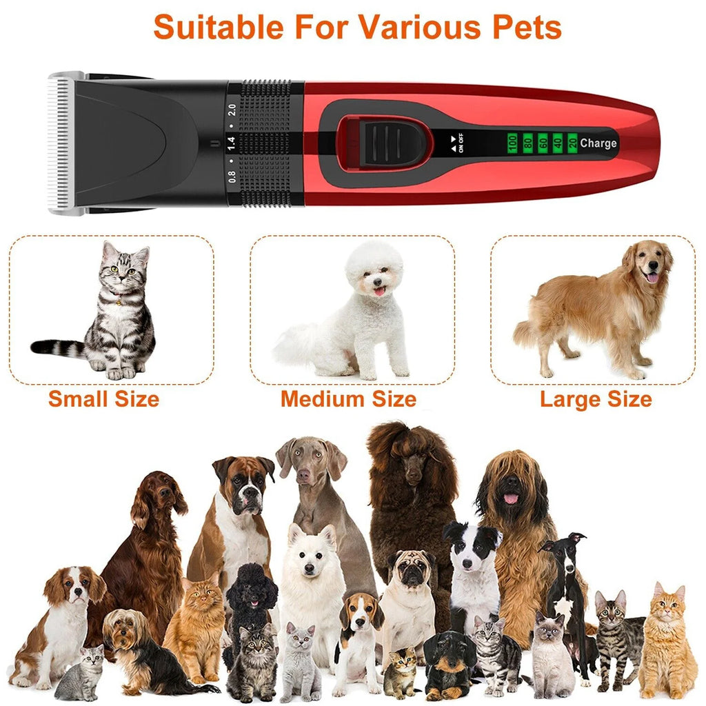 Pet Grooming Kit Dog Cat Trimmer Hair Clippers Shaver P675