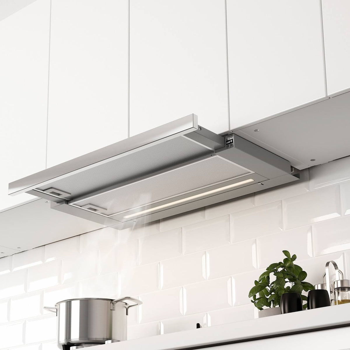 Stainless Steel Under Cabinet Range Hood, Width: 29 7/8 J354