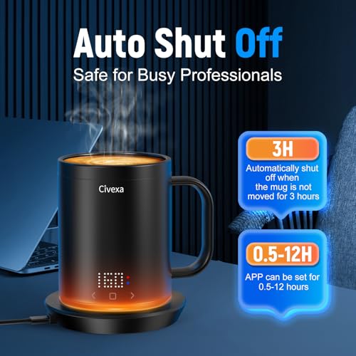 14 Oz Rechargeable Self Heating Coffee Mug L332444