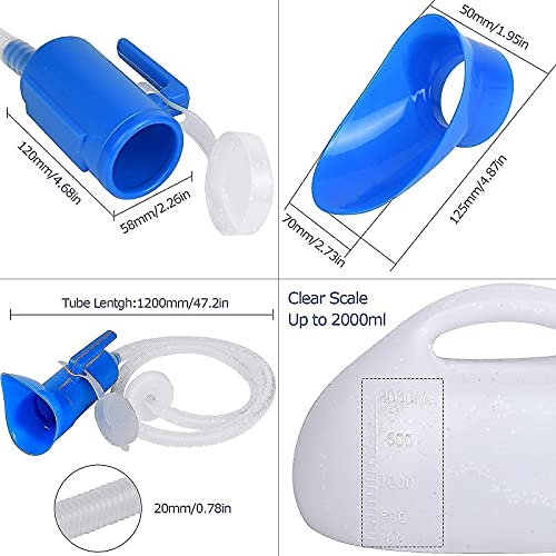 2000ml Portable Female Urinal with Lid G750947