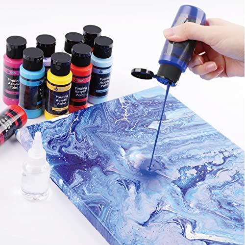 34 Colors Acrylic Pouring Paint Set, 2 Oz/Bottle Y321