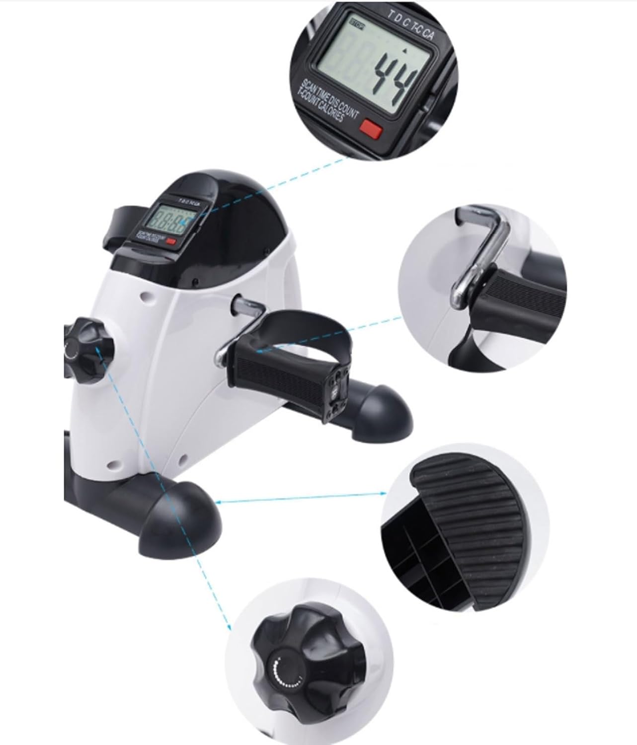 Pedal Exerciser Under Desk Bike with LCD Display Q304372