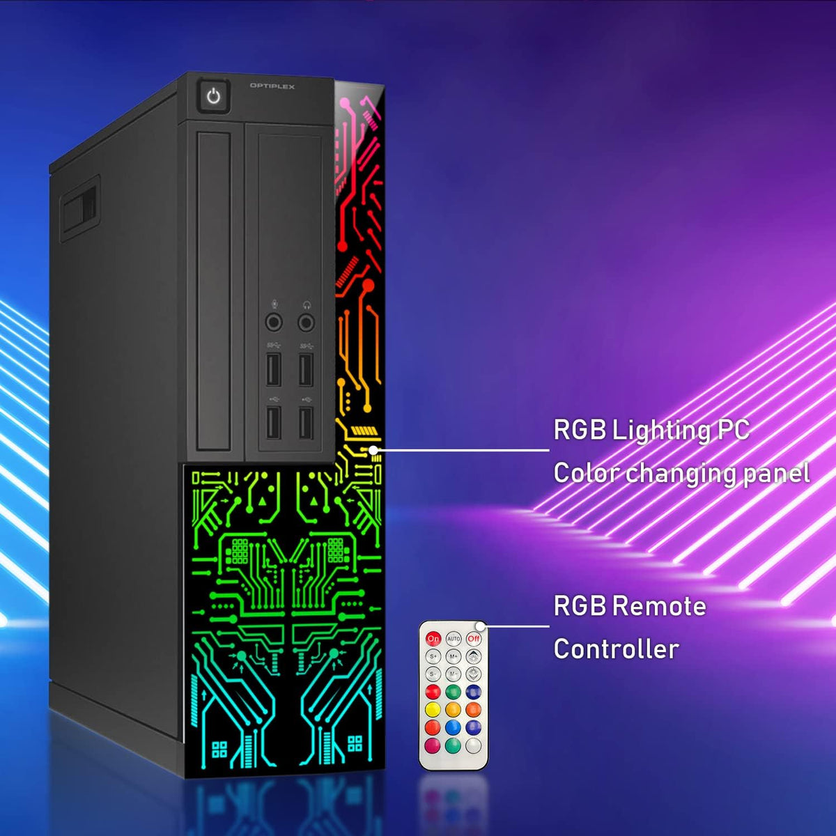 Desktop Computer, Intel i5 Quad-Core 3.20GHz, 8GB RAM, 256GB SSD, Wi-Fi, Windows 10 O795199