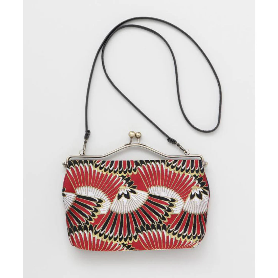 Red Kiss Lock Shoulder Bag S509861