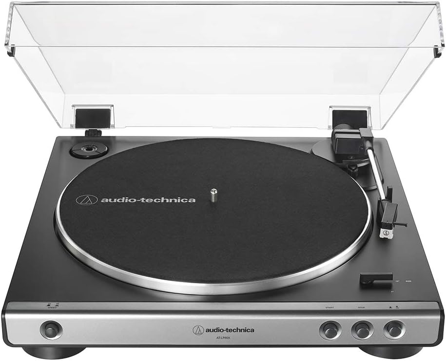 Black Bluetooth Belt-Drive Stereo Turntable Z13100