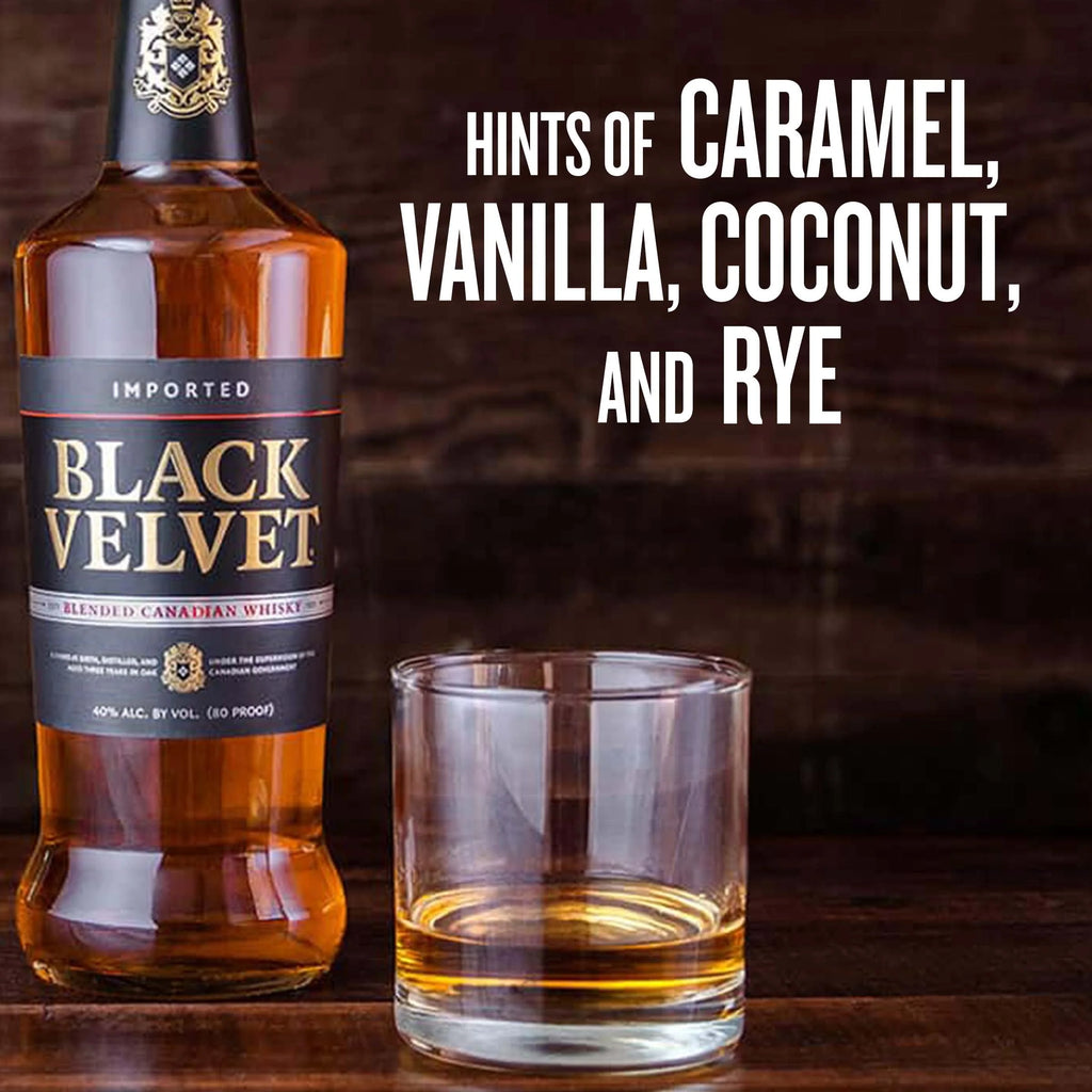 Black Velvet Canadian Whisky Aged 3 YR, 1.75 L PET Bottle, 40% ABV L2181
