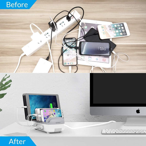 120W Charging Station with 10 USB Smart Ports, Pack of 2 L82802
