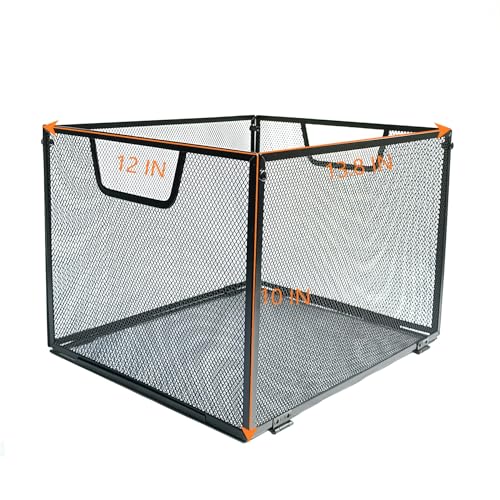 Black Metal Mesh File Baskets (2) I843608