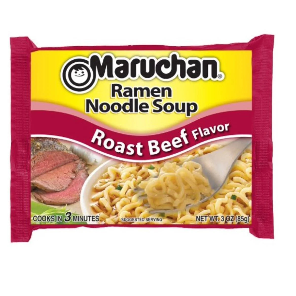 Ramen Chili and Roast Beef Noodles Variety Pack Soup, 3 Oz, 24 Ct G920621
