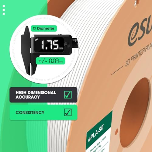 Black 1.75mm PLA Filament 1KG Spool 2Pack H74686