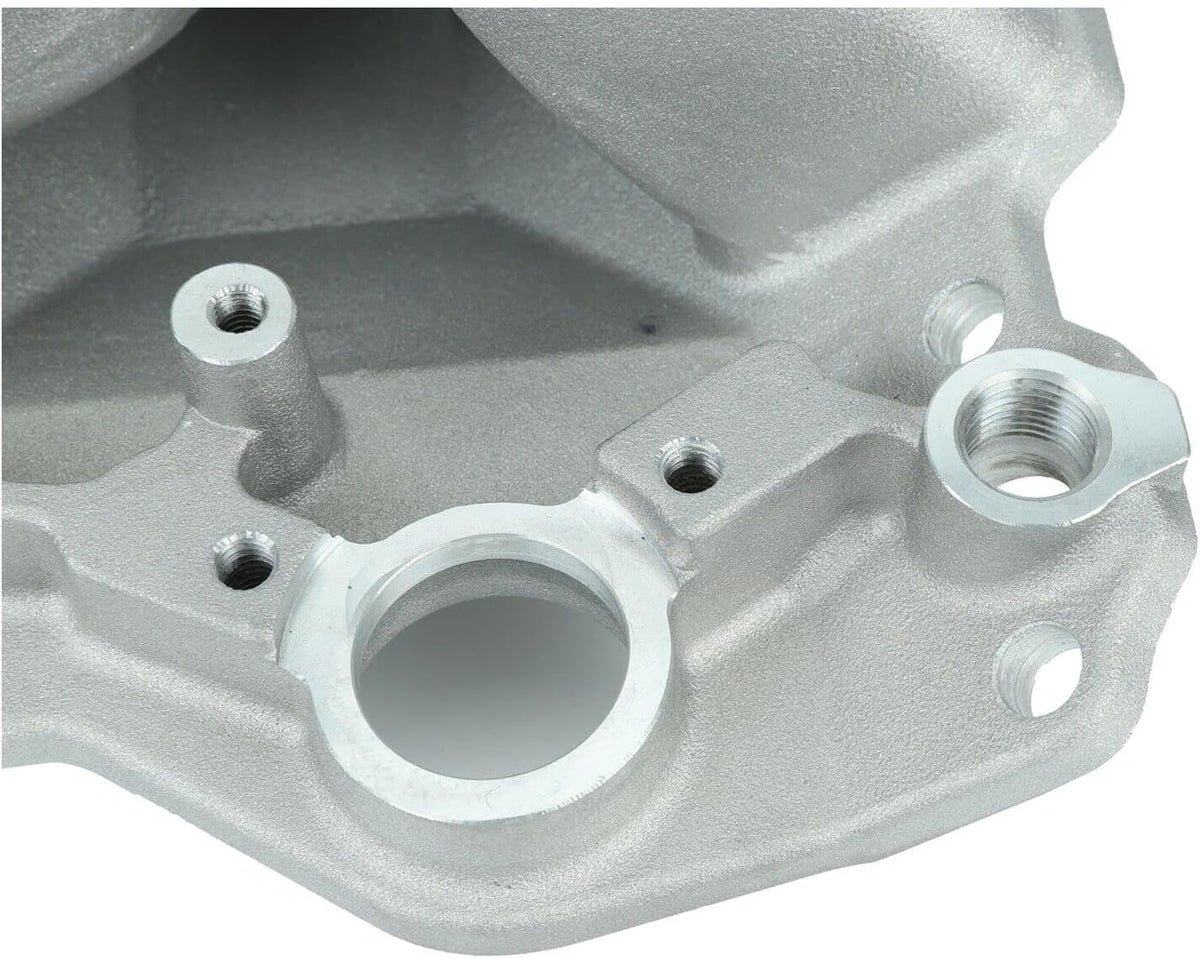 Satin Aluminum Dual Plane Intake for SBC 350 400 M6576