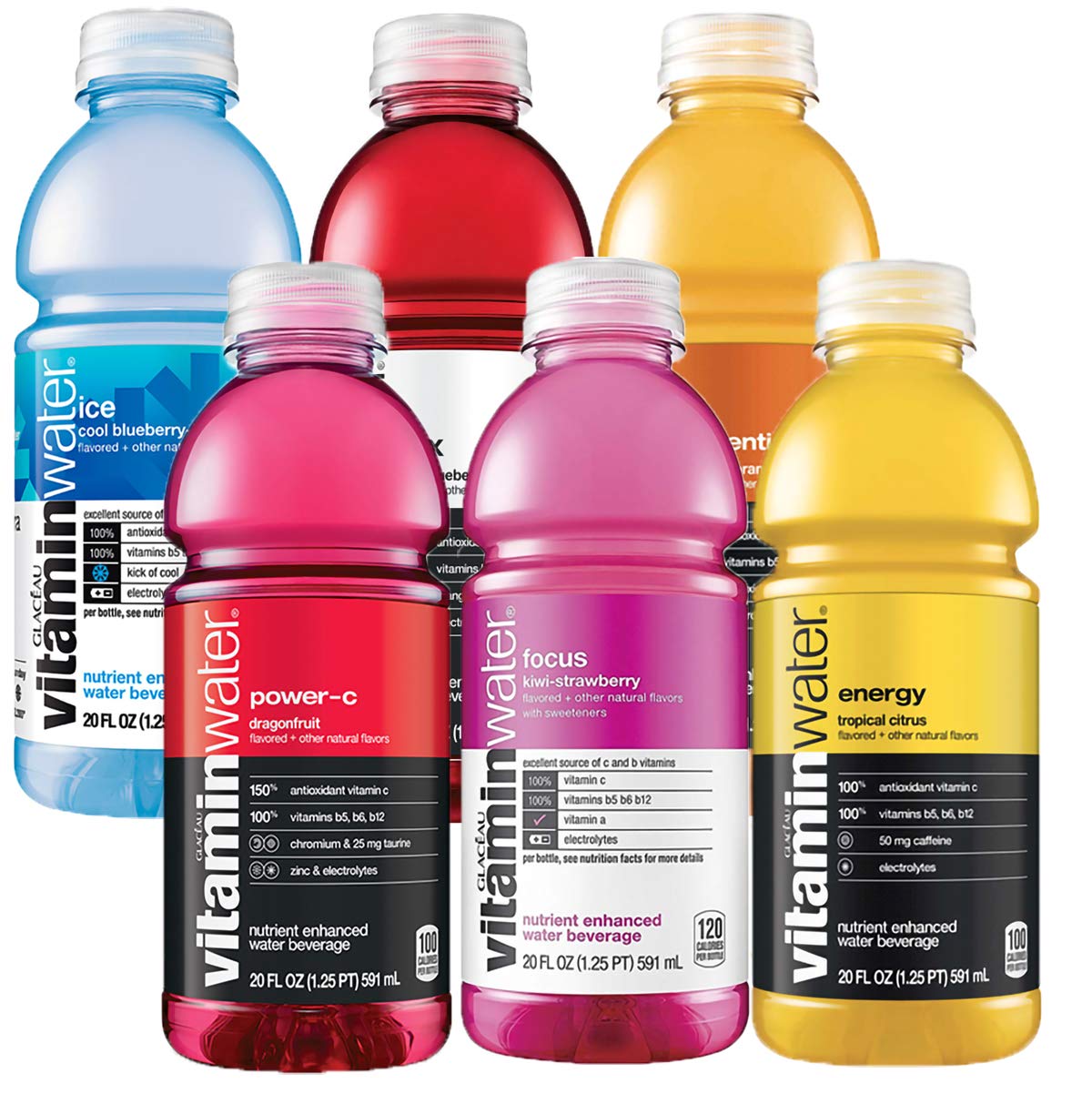 20 Oz Bottle Variety Pack of 6 Bottles P18732