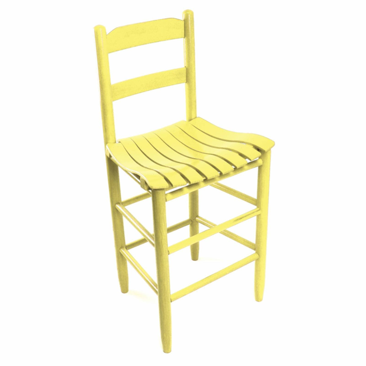24 in. Slat Seat Counter Stool C4896