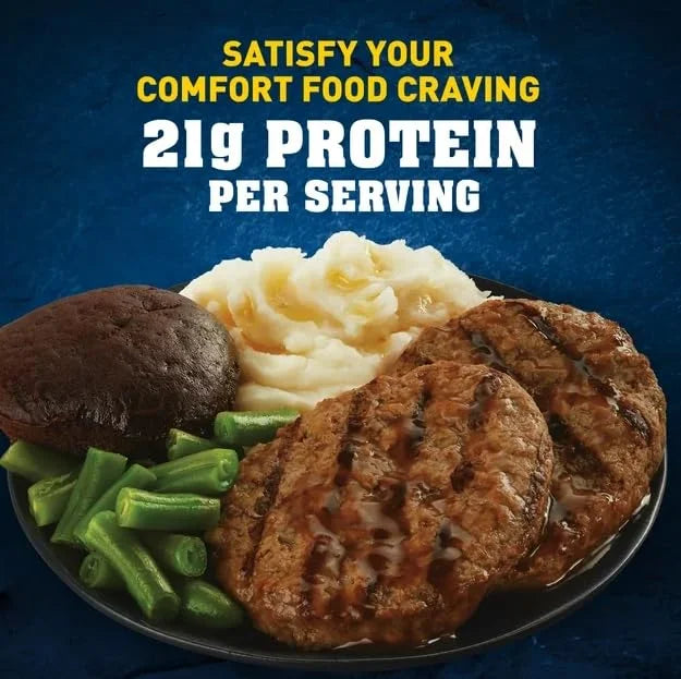 Salisbury Steak Frozen Dinner, 16 oz - Pack of 8 Q3867