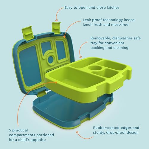 BPA-Free Leak-Proof 5-Compartment Kids Lunch Box H641024