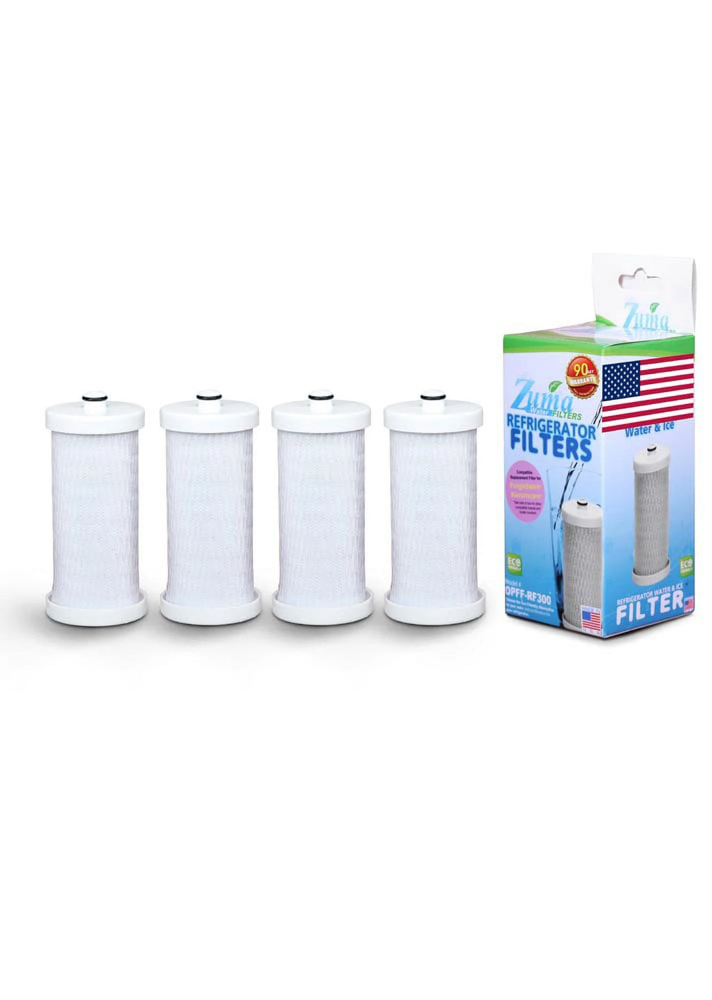 Water and Ice Filter, 4 Pack F621129