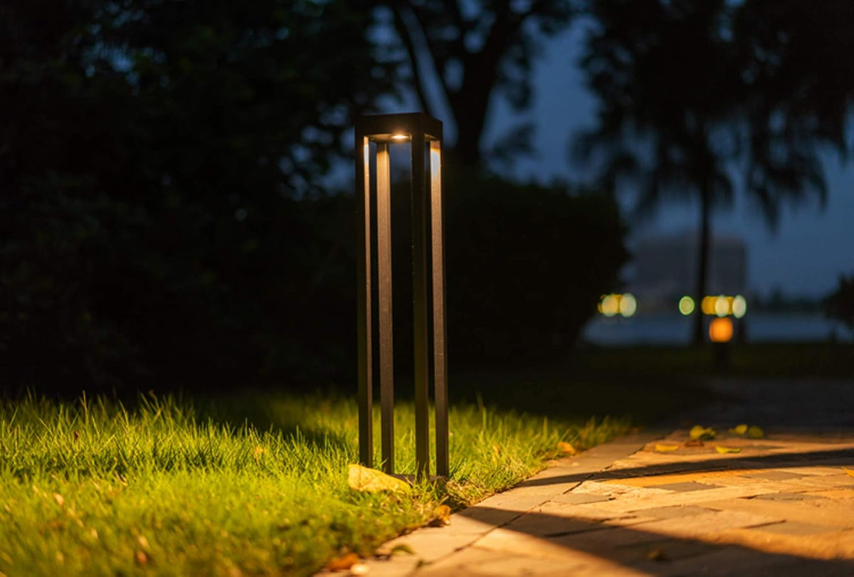LED Landscape Path Lights, 10W, 2 ft Height, Waterproof Aluminum, Warm White 3000K C277913