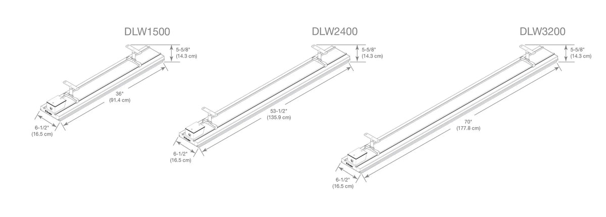Black Electric Wall Mounted Heater Q904