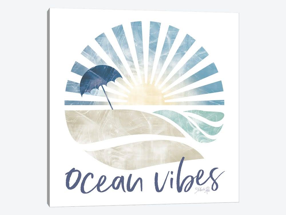 Canvas Art Picture - Ocean Vibes Beach Art L8005
