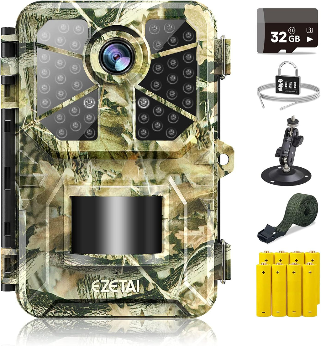1520P 20MP Mini Trail Camera with Night Vision Motion Activated IP66 Waterproof B231