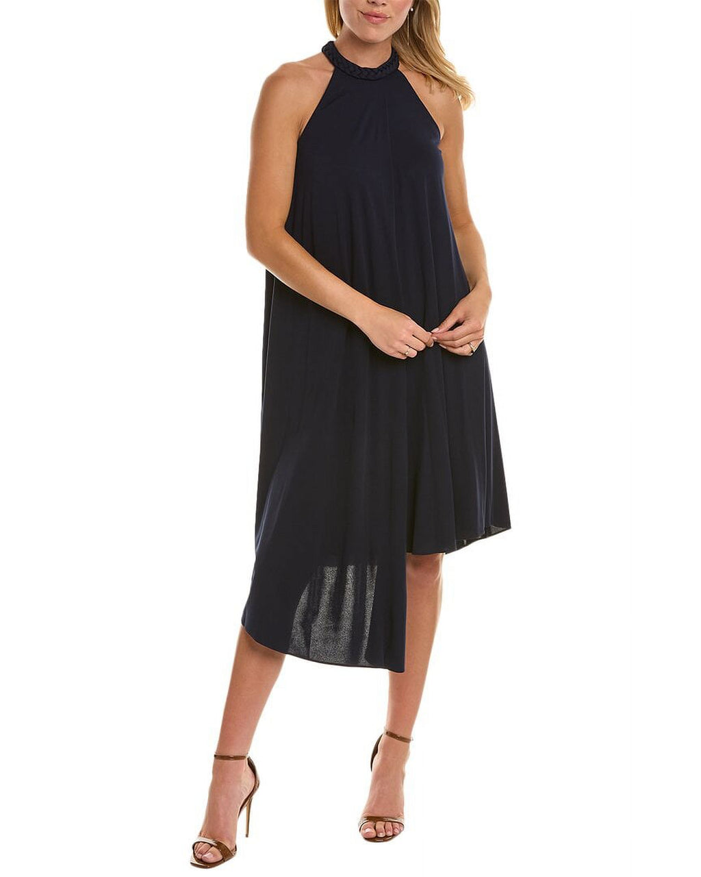 Navy Marie Midi Dress G4587