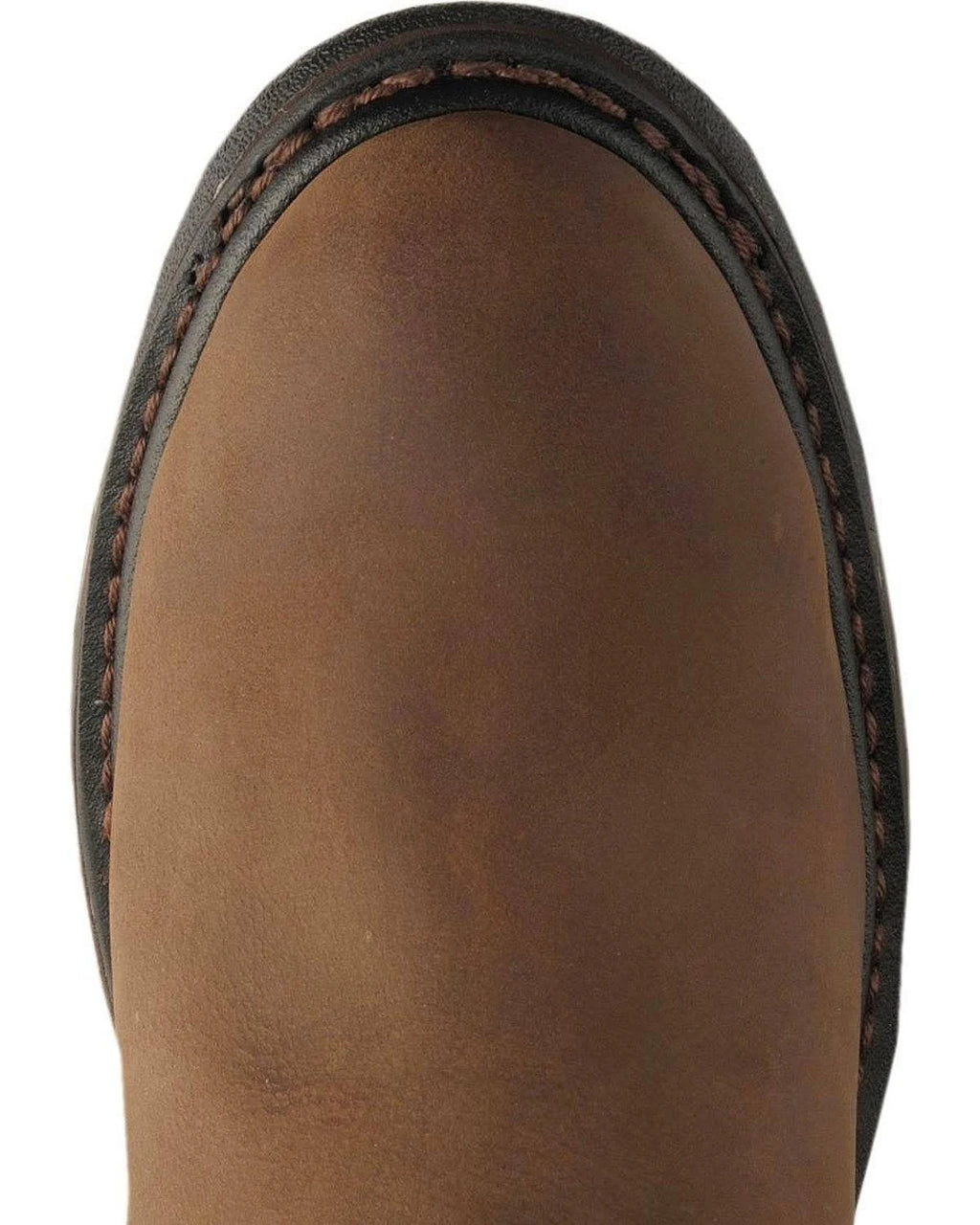 Brown Pull-On Work Boots D33040
