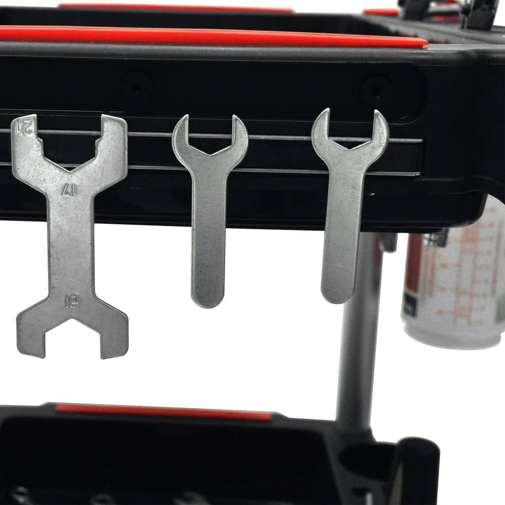 Black/ Red 3-Shelf Multipurpose Cart K705067