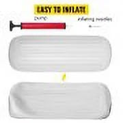 4 Pack Large 10x28 White Ribbed Boat Fenders with Center Hole Z312