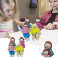 Dolls House 4 People Set Doll Toy R954