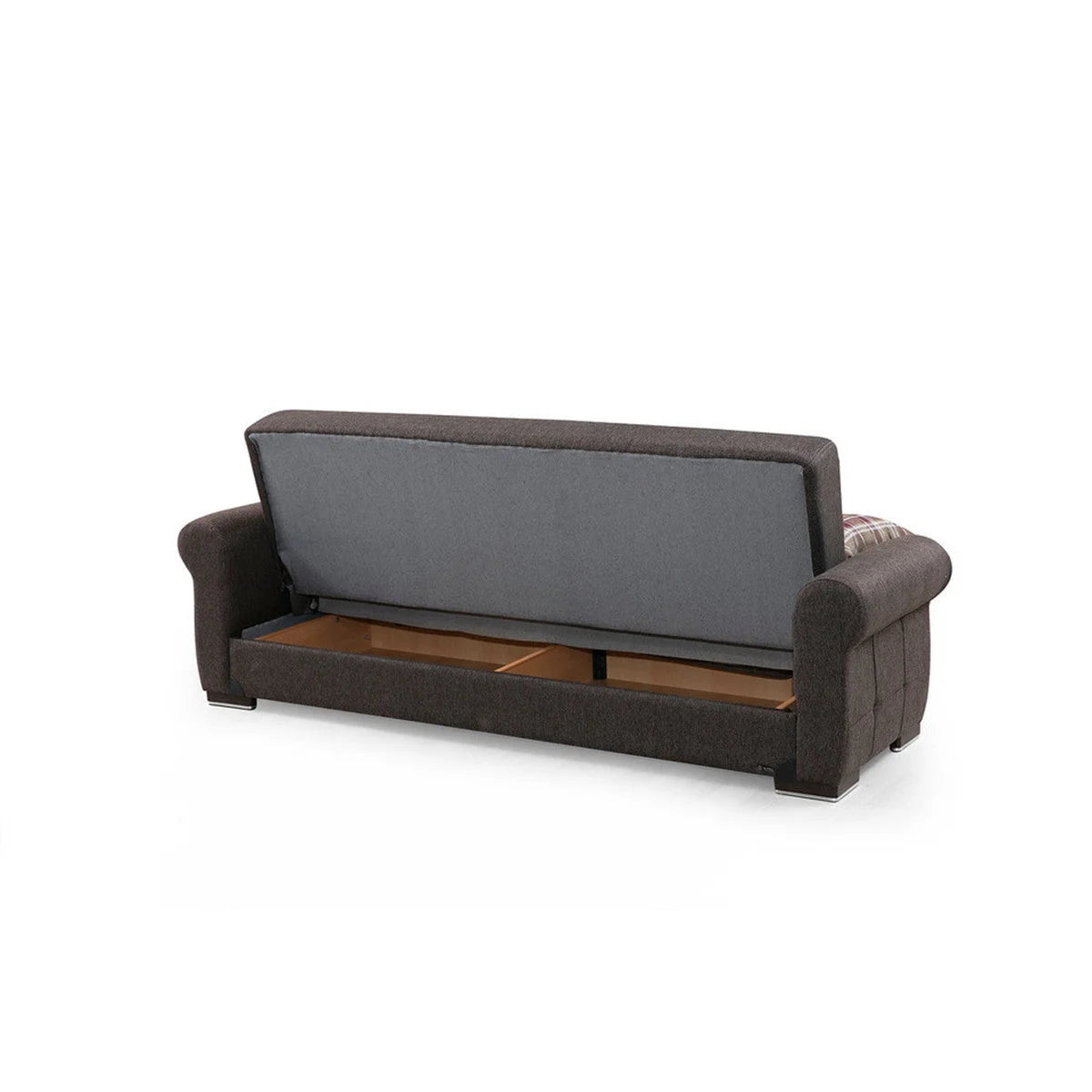 Brown Fabric Sofa Bed F986