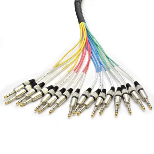 16 Channel 20 ft XLR Male to 1/4 in TRS Snake Cable B330774