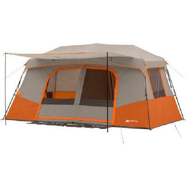 Green 11-Person Instant Cabin Tent with Private Room Z166283