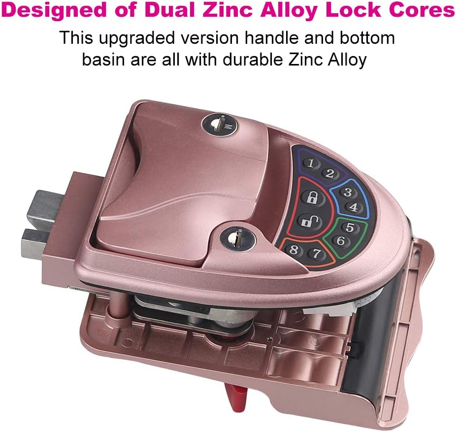 Zinc Alloy Wireless Keyless Entry Door Lock with Keypad C27179