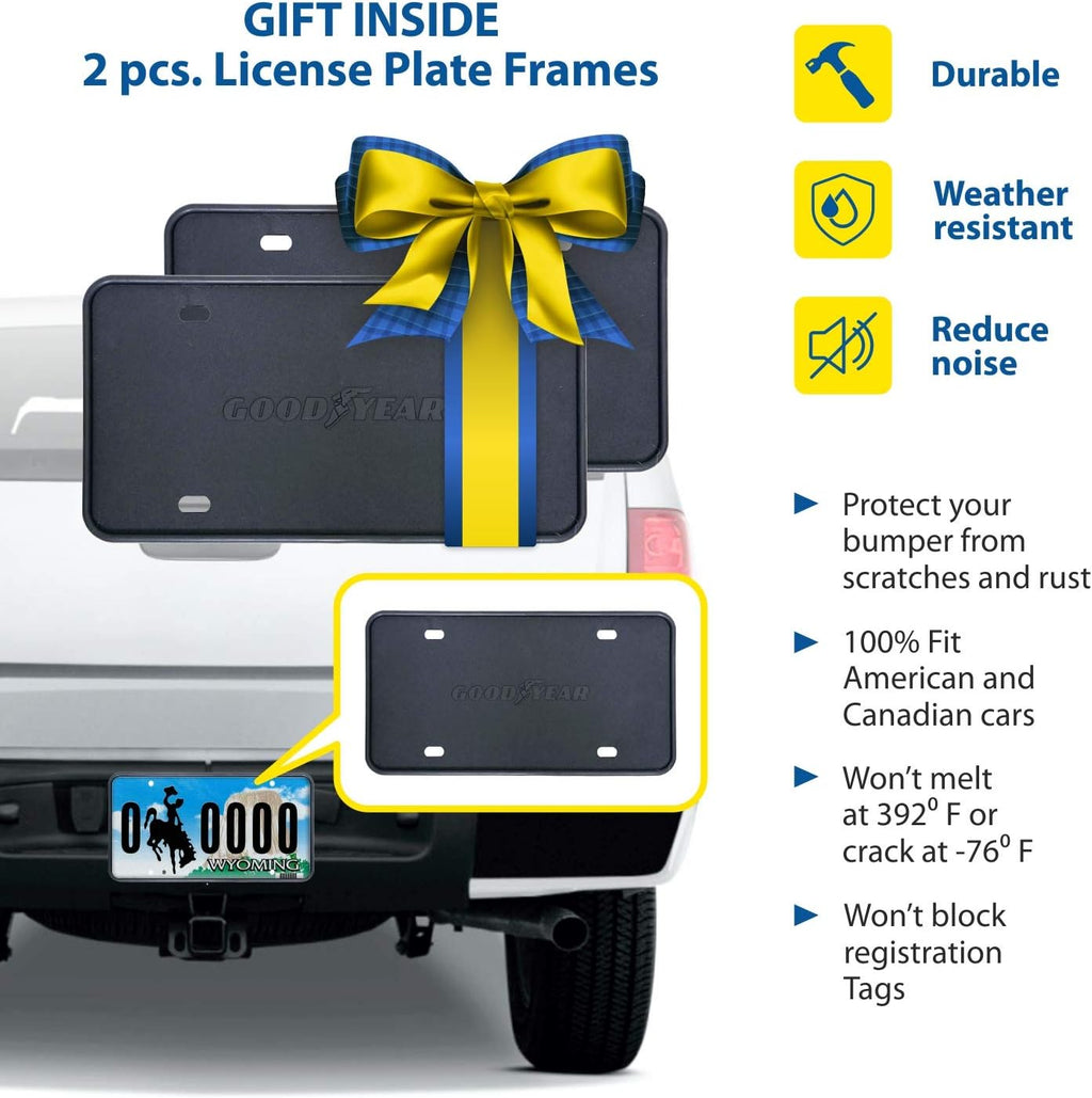 Shatterproof in-Channel Window Deflectors for Toyota Tacoma Double Cab, 4pcs H700619