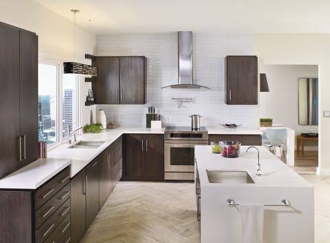 Chrome Two-Handle Kitchen Faucet L481
