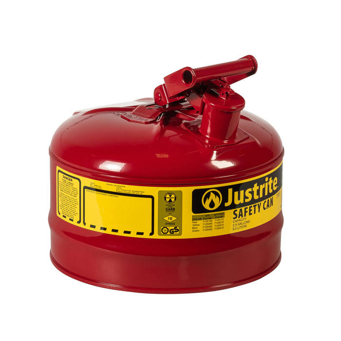 Green Type I Steel Safety Can, 2.5 Gallon Q98407