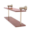 2 Piece Solid Wood Tiered Shelf with Towel Bar S7283