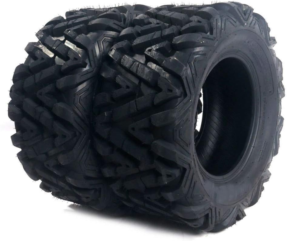 Set of 2 ATV Tire 25x10-12 Mud Terrain Tubeless 6 Ply R41334