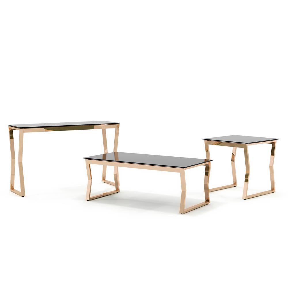 3-Piece Gold Coffee Table Set H422978